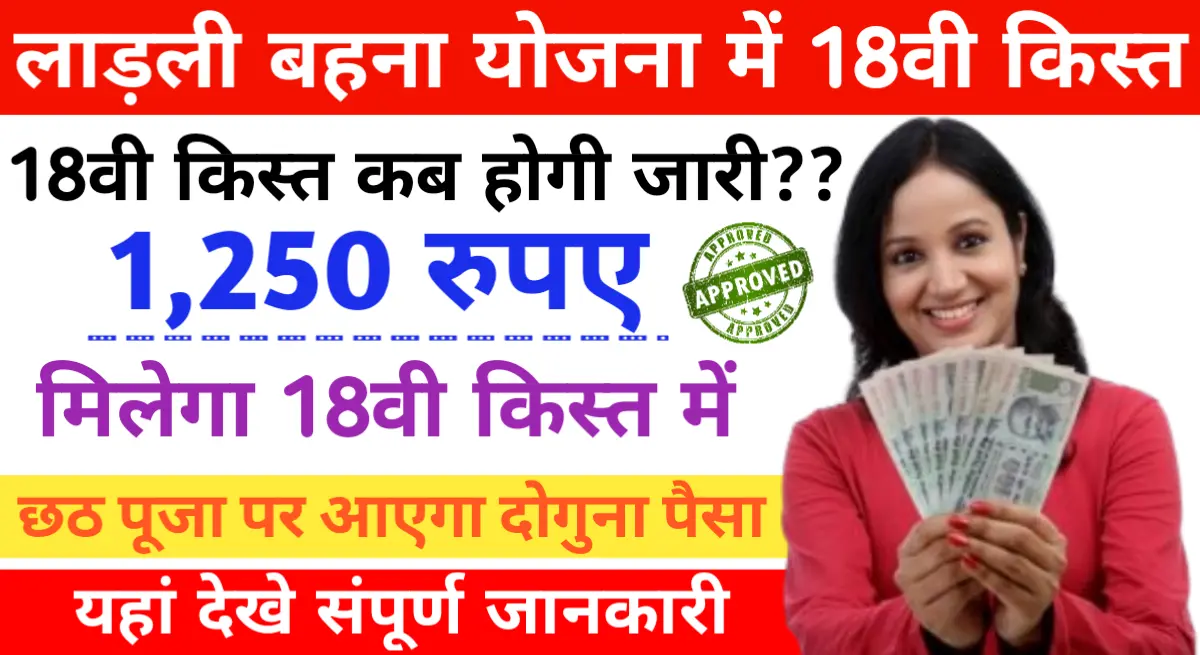 Ladli Behna Yojana 18th kist